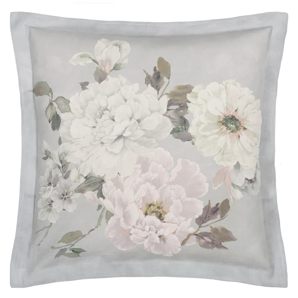Fleur Blanche Platinum Euro Sham Face