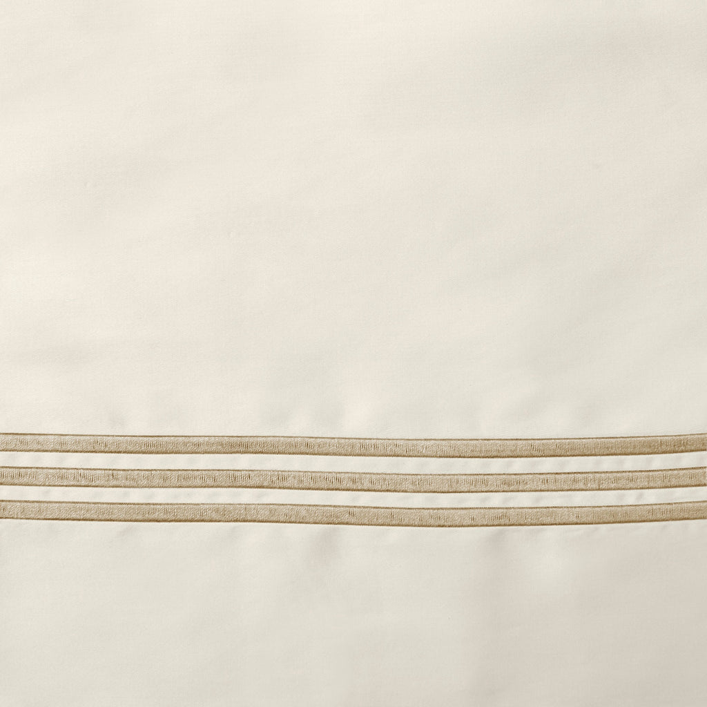 Platinum Sateen Ivory/ Taupe swatch