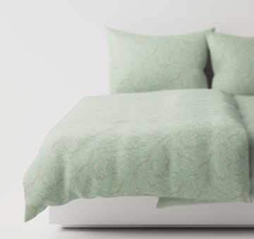 Leitner Duvet cover Forests of Joseon in Glacier Blue