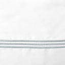 Platinum Sateen White/ Wilton Blue swatch