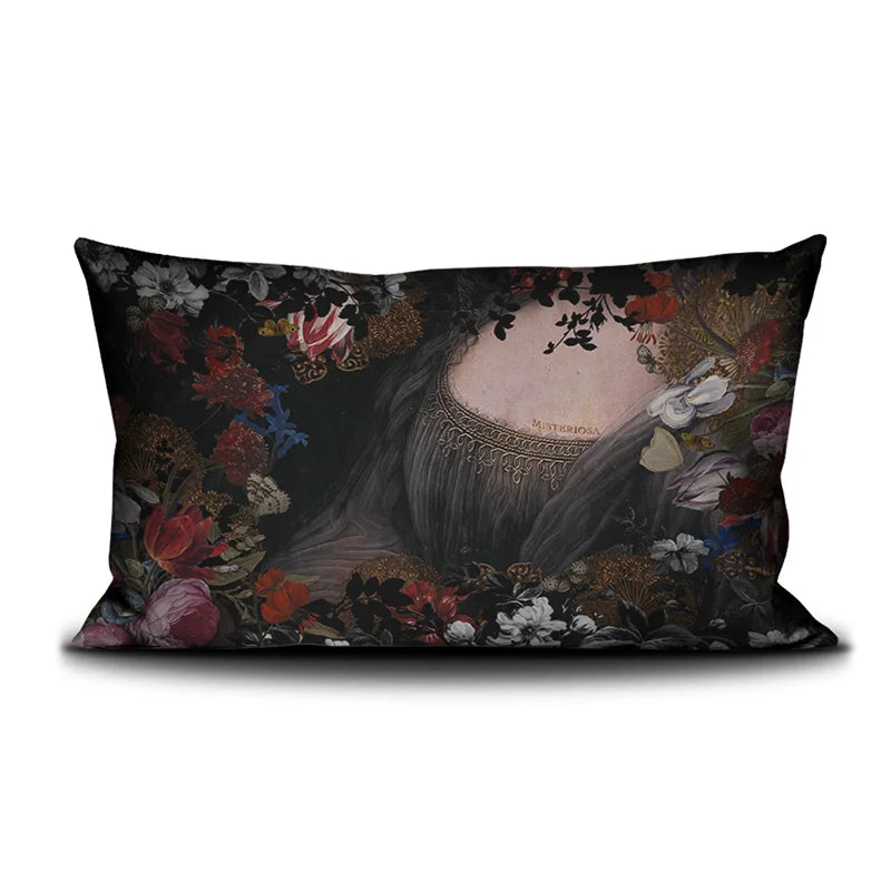 Misteriosa 16" x 26" cushion cover Back 