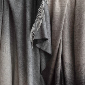 Aria throws in the colour Charcoal (left) and Crimini (right)