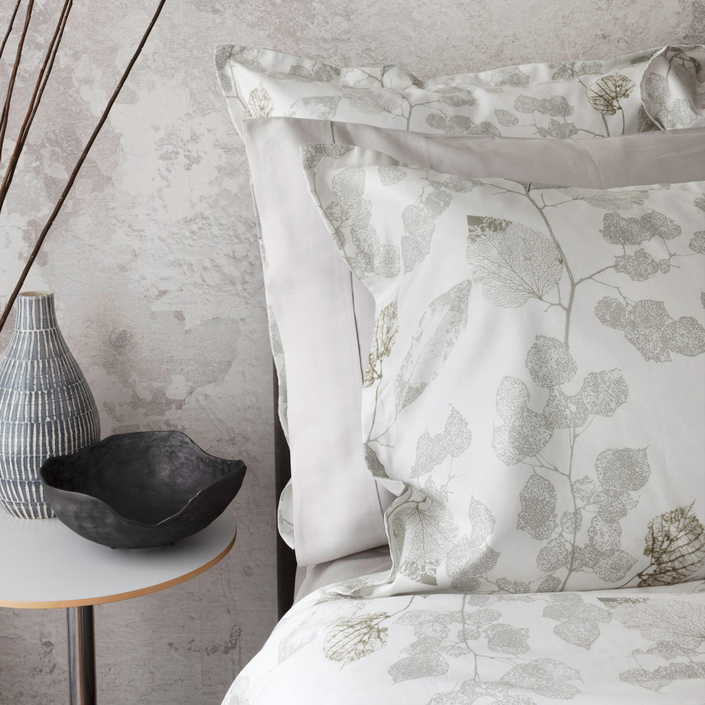 Aspen shams and layering Capri pillowcases 