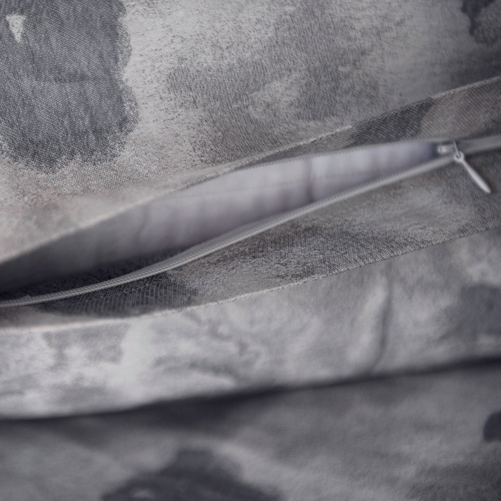 Blossom Moonlight shams with hidden zipper 