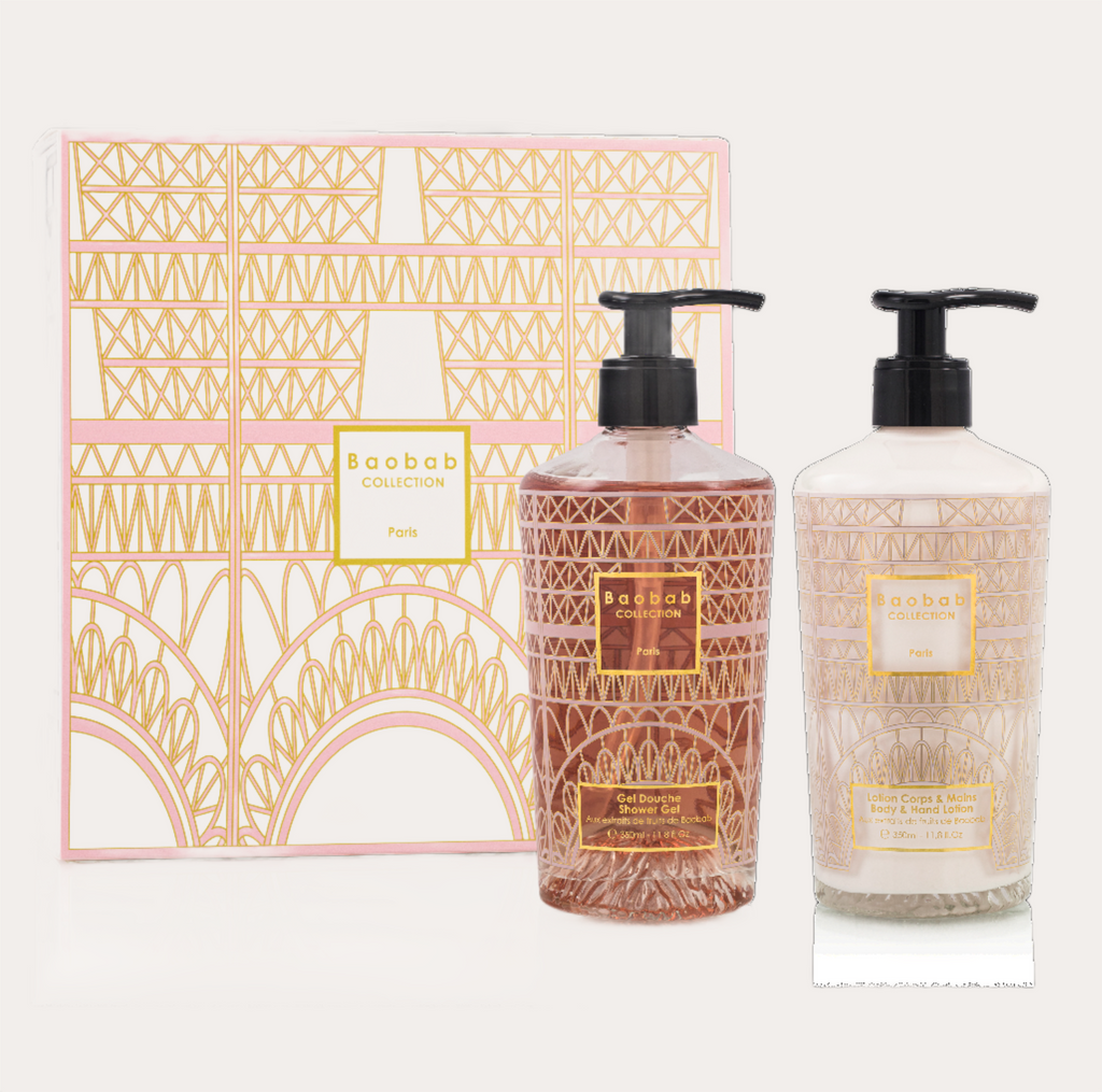 Paris Body & Hand Lotion and Hand Wash Gel  set with the gift box 