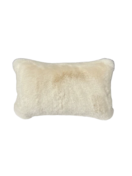 Cream Rectangular Pillow Front