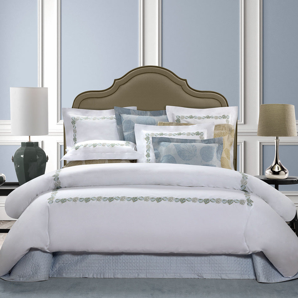 Feuillage Embroidered Duvet Cover and Shams