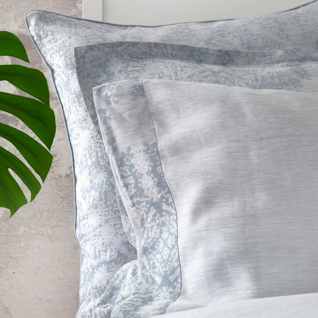 St Geneve Fina Pillowcase(front), Shams(middle), Euro&Grand Shams (back)