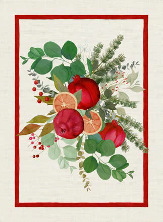 Garland Glee Red Tea Towels