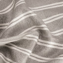 Grey with ivory stripes