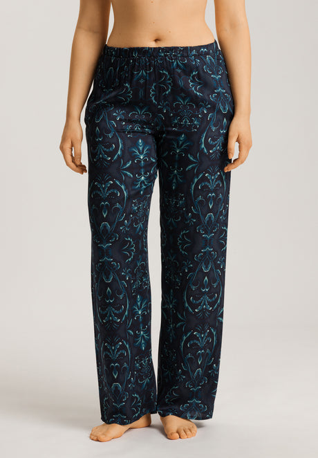 Pajama pnts in Navy colour with print 