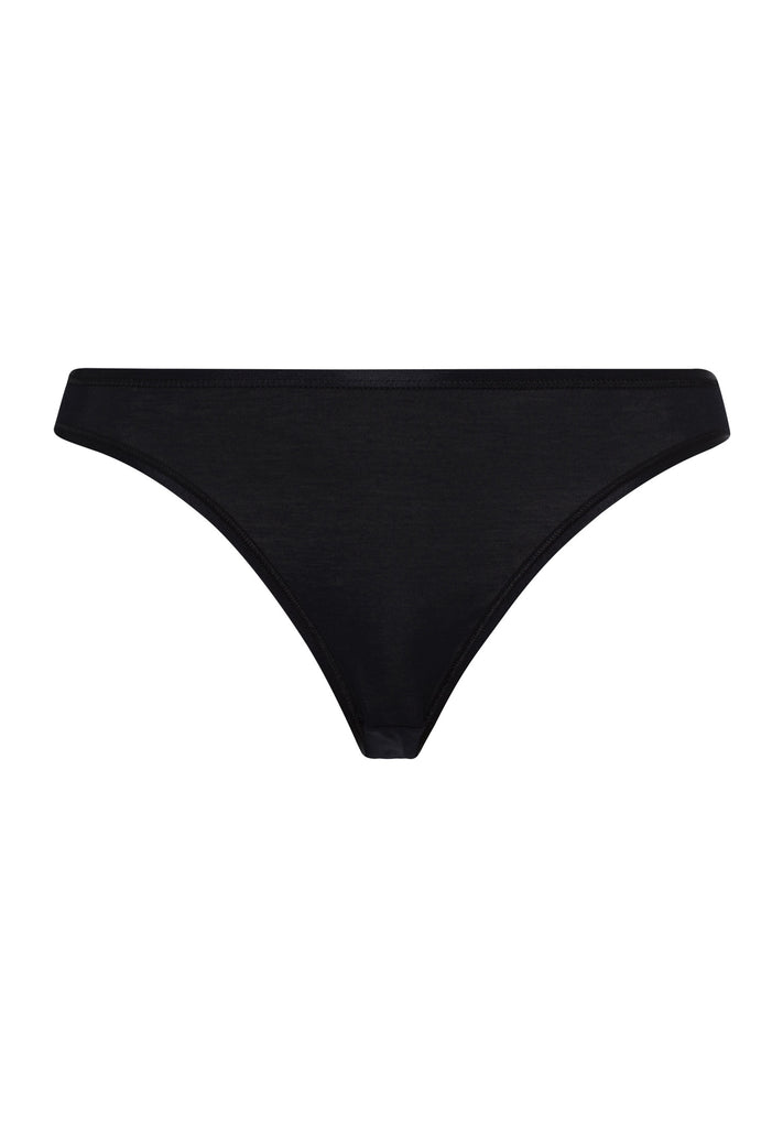 Cotton Seamless Mini Brief - Black