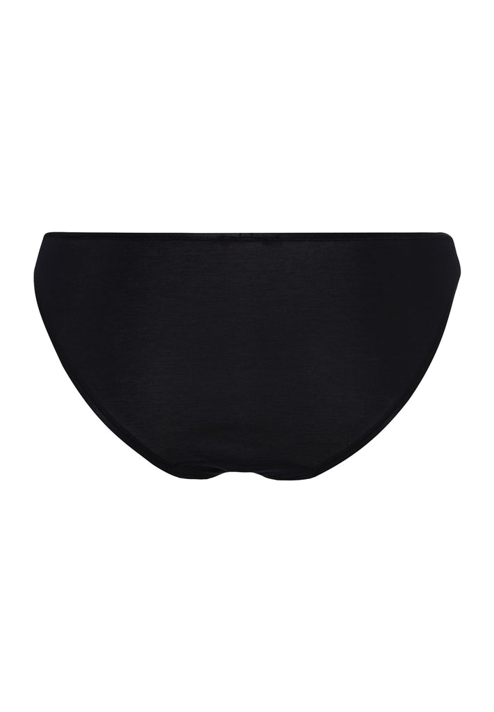 Cotton Seamless Mini Brief - Black
