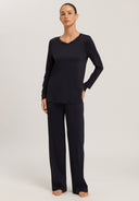 Moments Long Sleeve Pajama - Black