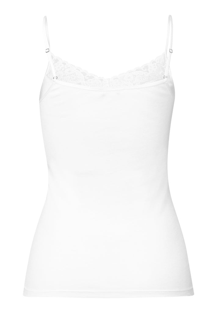 Moments Spaghetti Top - White