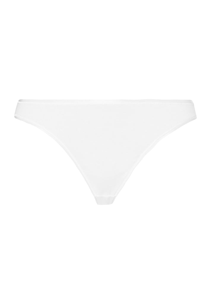 Cotton Seamless Mini Brief - White