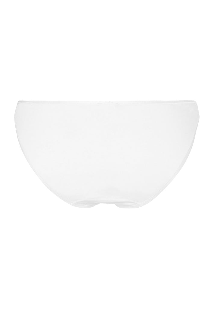 Cotton Seamless Mini Brief - White