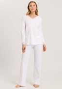 Moments Long Sleeve Pajama - White