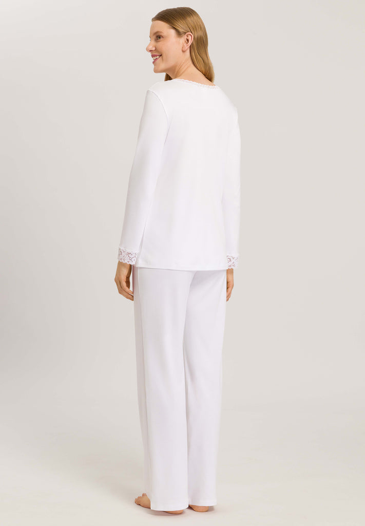 Moments Long Sleeve Pajama - White