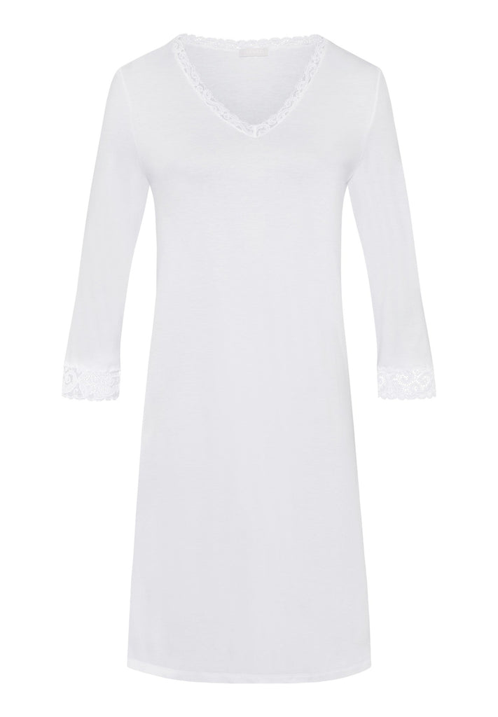 Moments 3/4 Sleeve Nightdress - White