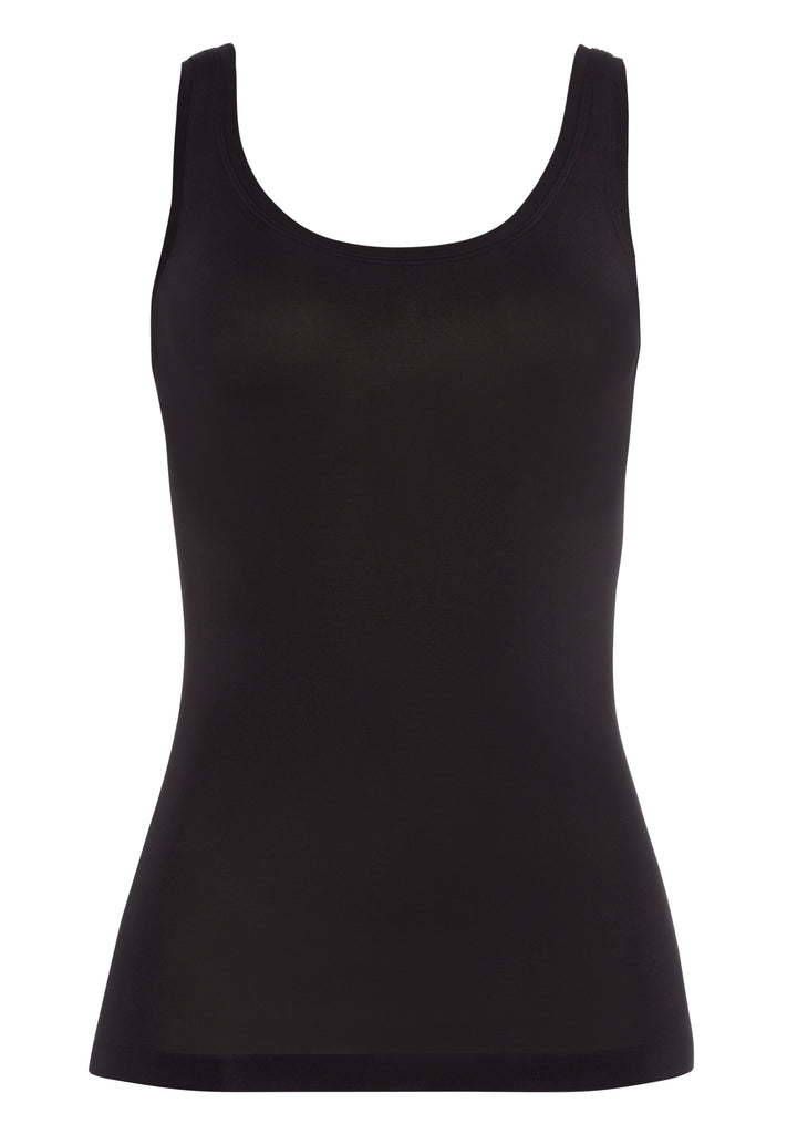 Touch Feeling Tank Top - Black
