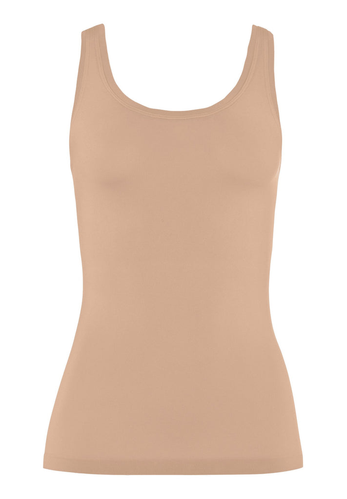 Touch Feeling Tank Top - Beige