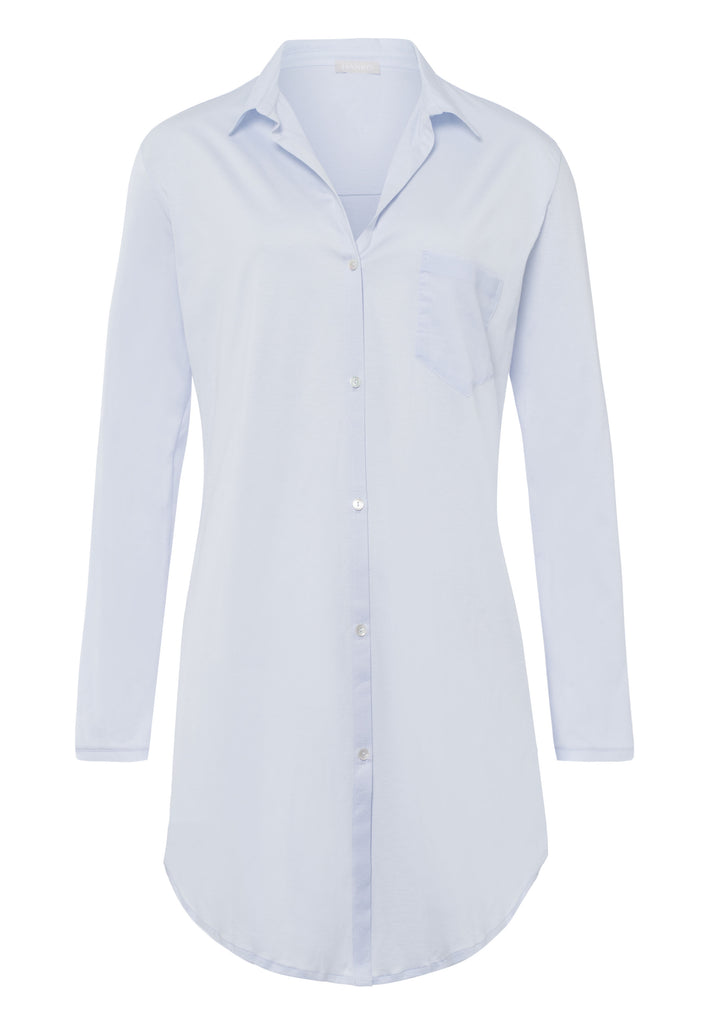 Cotton Deluxe Nightdress - Blue glow