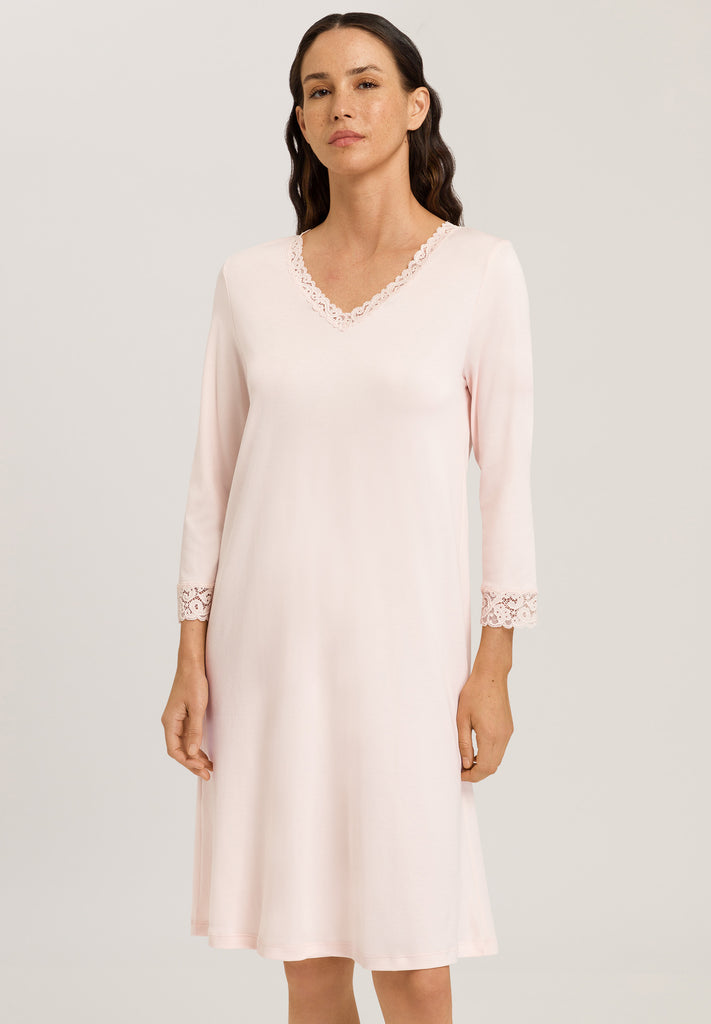 Moments 3/4 Sleeve Nightdress - Crystal Pink