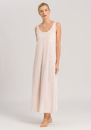 Light pink long sleeveless nightdress