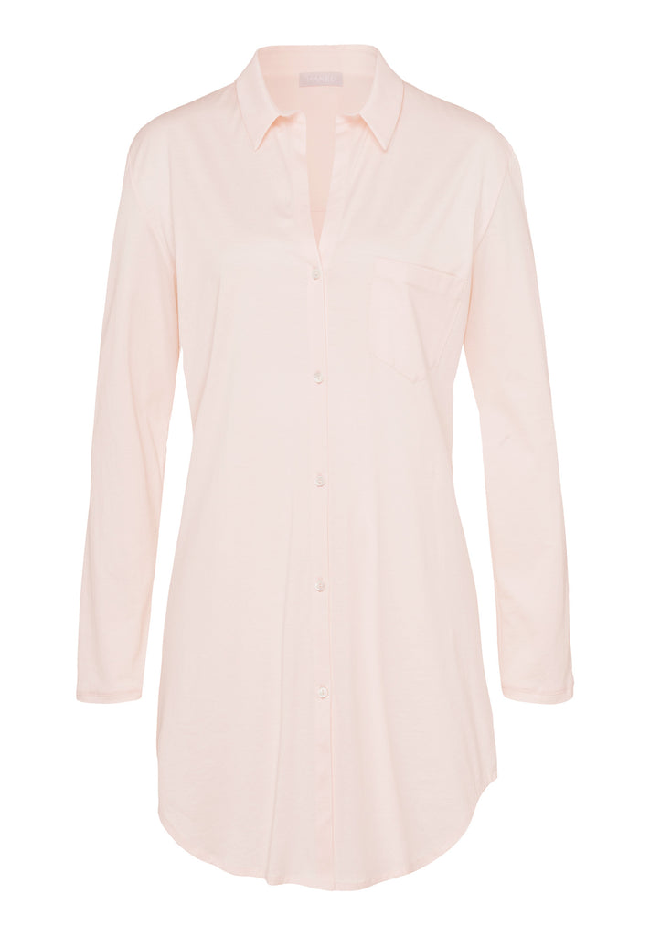 Cotton Deluxe Nightdress - Crystal pink