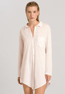 Cotton Deluxe Nightdress - Crystal pink