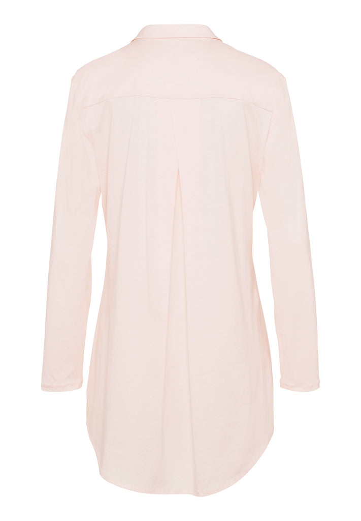 Cotton Deluxe Nightdress - Crystal pink