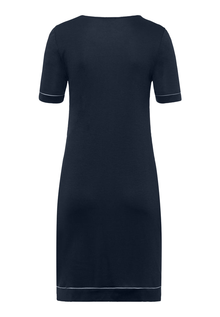Natural Comfort Short Sleeve Nightdress - Deep Navy