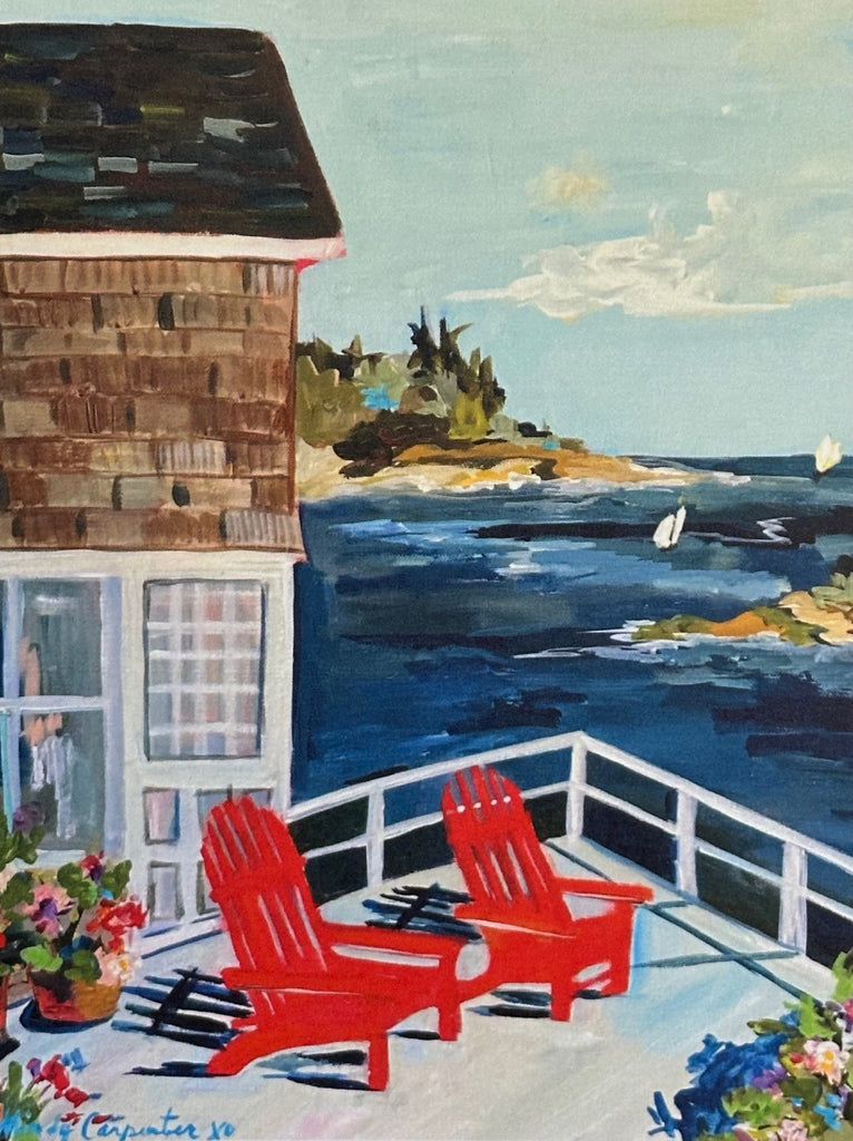 Carpe Diem Papers Room with a View Greeting Card