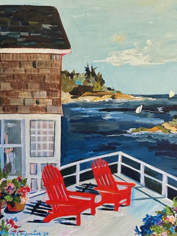 Carpe Diem Papers Room with a View Greeting Card