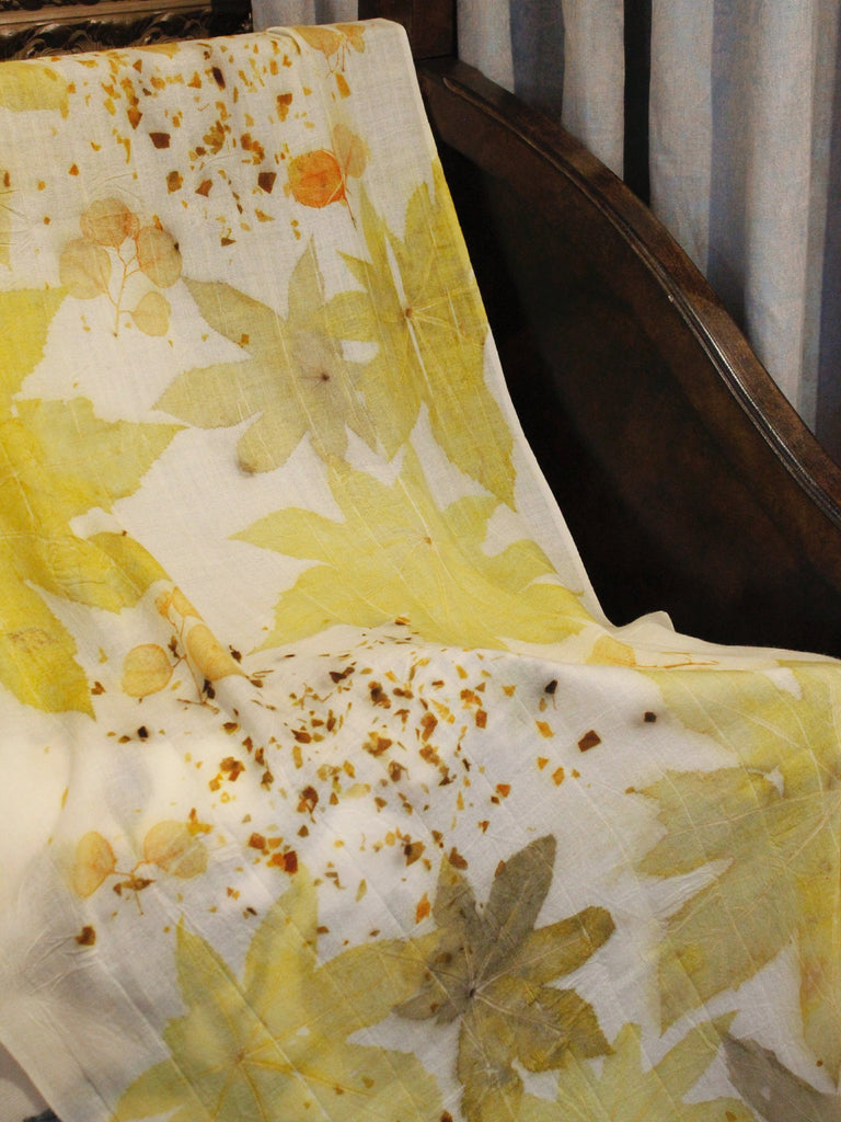 Tati Eco Print Autumn Breeze Scarf
