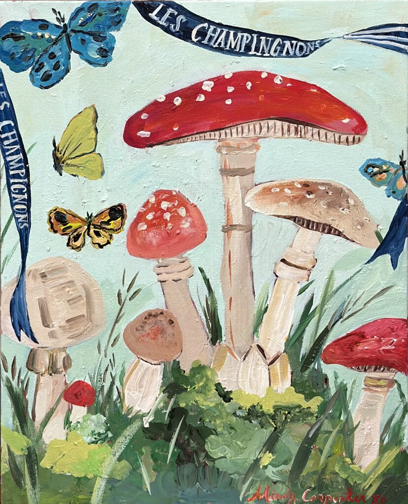 Carpe Diem Papers Les Champignons Postcard