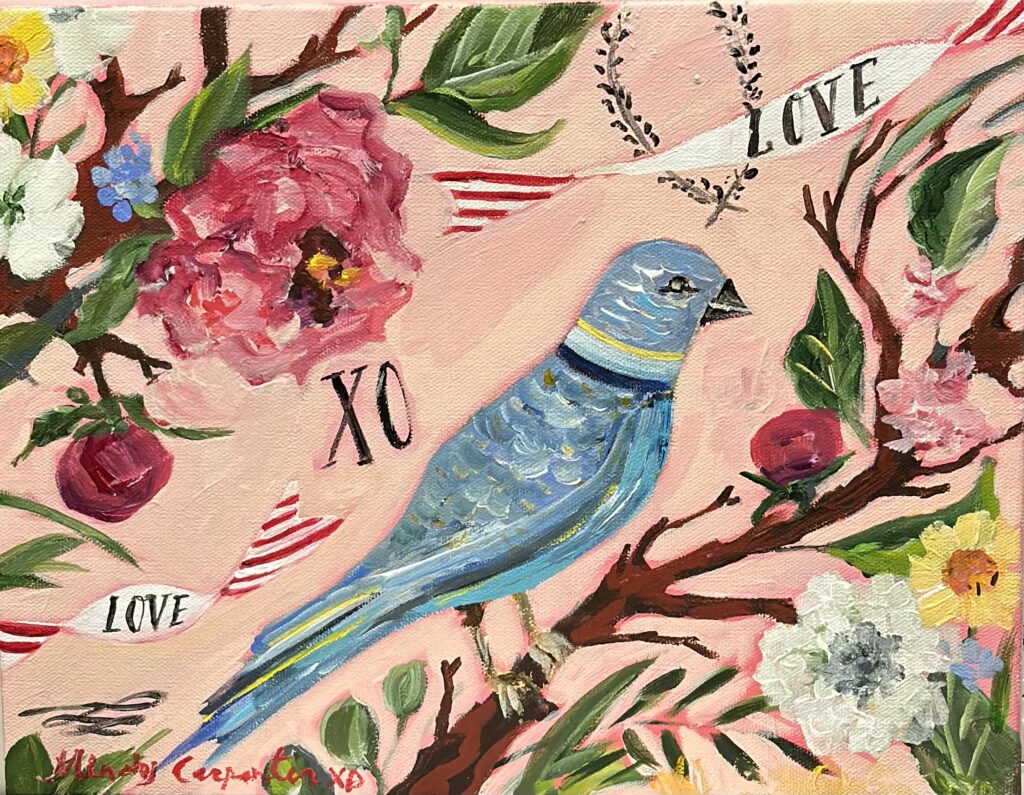 Carpe Diem Papers Love Bird Greeting Card