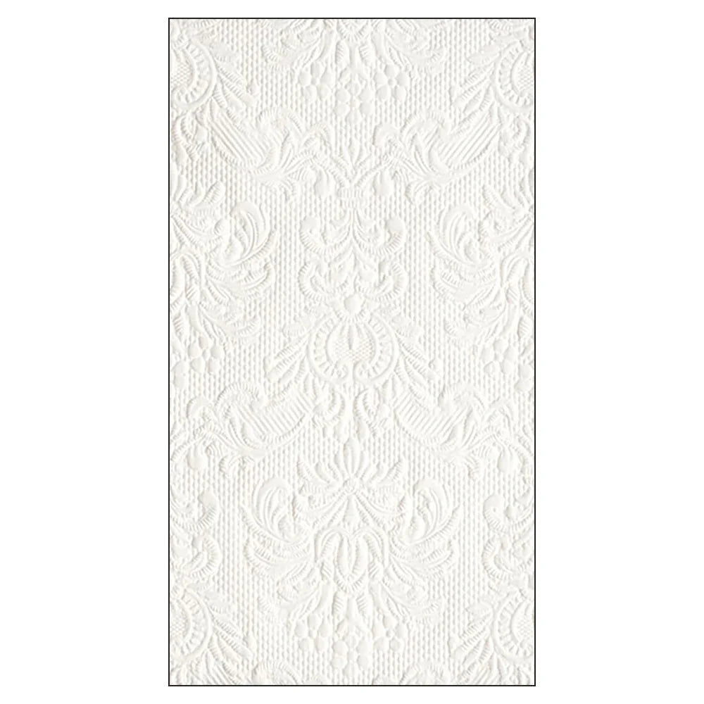 Elegance White Guest Towel/Buffet Napkin