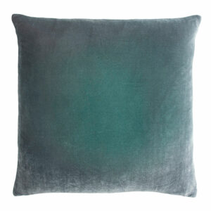Velvet Ombré 20" Jade Pillow