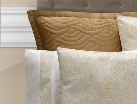 Pelago quilted sham in Mocha colour