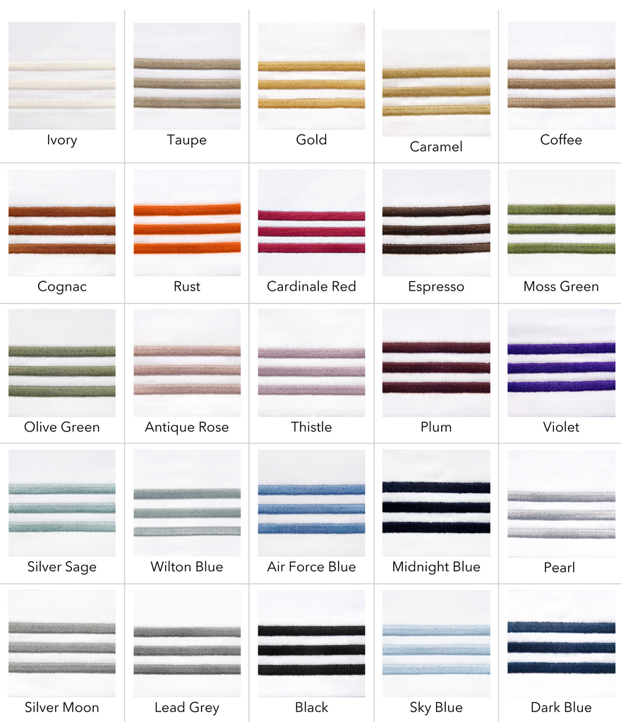 Signoria Platinum Embroidery Colour Chart