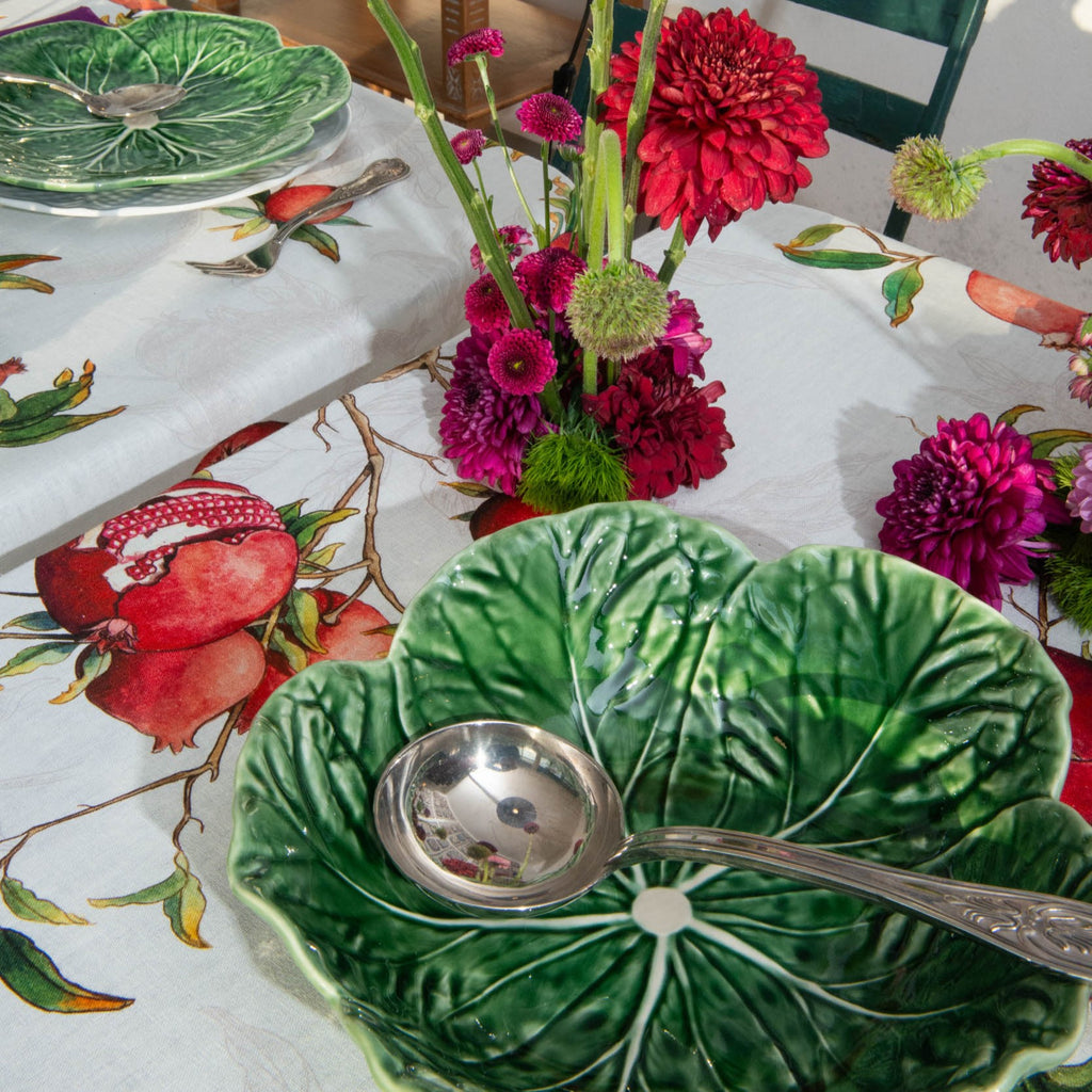 Tablecloth with pomegranate design 