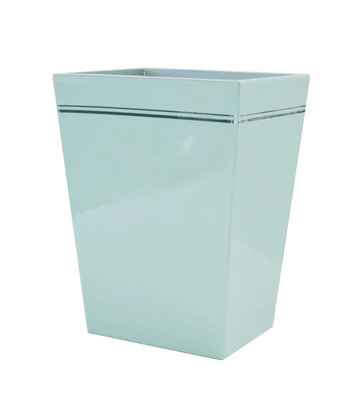 Resort Spa/Silver Wastebasket 