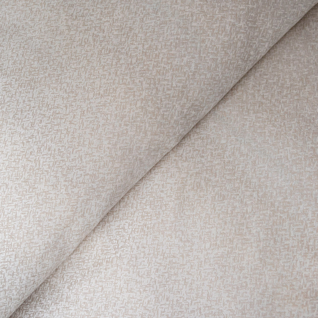 Rio Jacquard fabric in the Pearl colour detailed shot.
