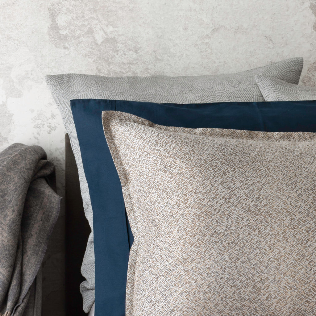 Rio Walnut sham with 1/2" flange