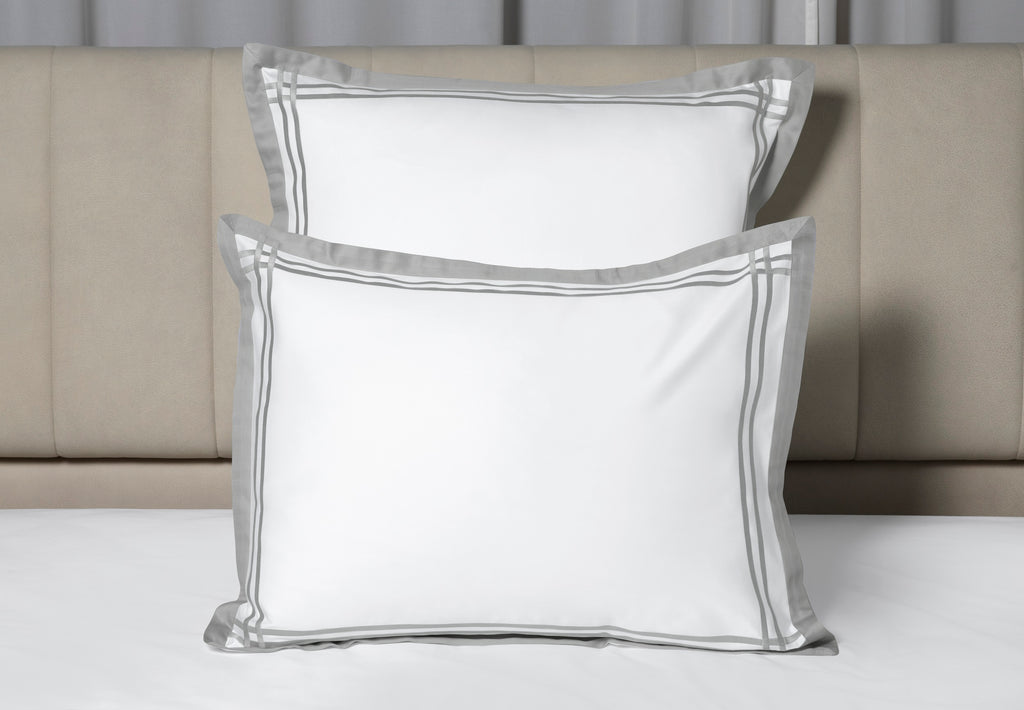 Sinfonia White/ Silver Moon shams