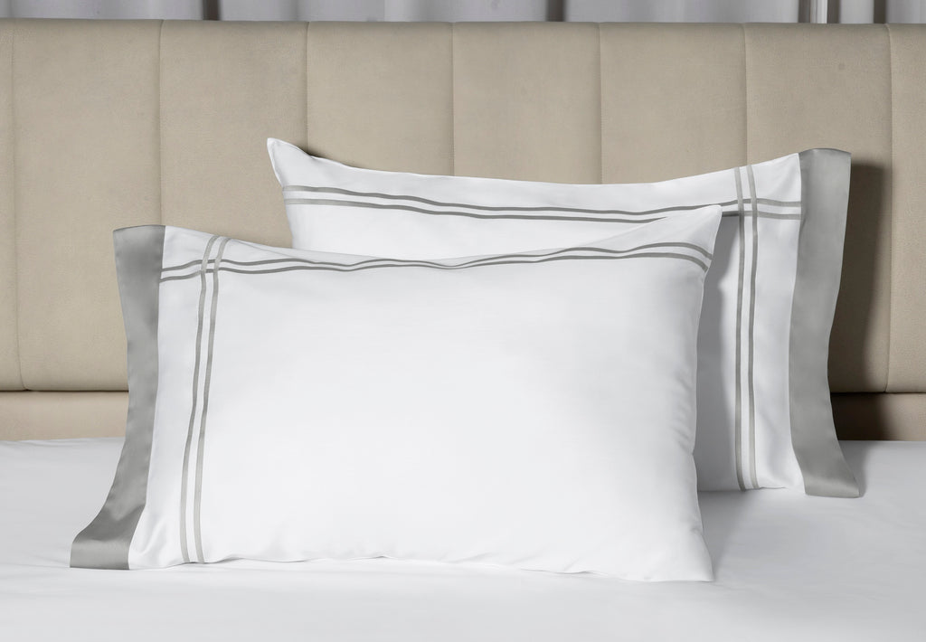 Sinfonia White/ Silver MoonPillowcases