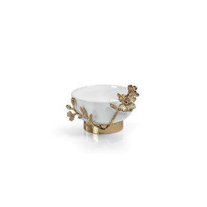 Tavolo small ceramic bowl with floral trim