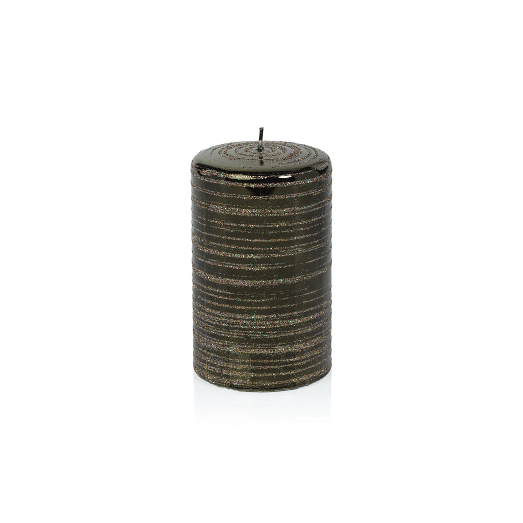 Metallic Pillar Candle